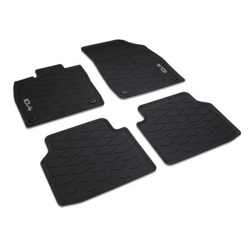 Original VW ID.4 Allwetterfußmatten Set Gummimatten Fußmatten Matten ID 4 11B061500 82V 11B06150082V