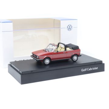 Original VW Golf 1 Cabriolet 1:43 Modellauto Indianarot Miniatur 1/43 Cabrio Norev Rot Red I 1er