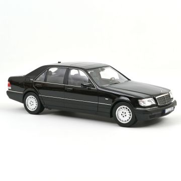 Mercedes Benz S600 1997 Obsidianschwarz metallic 1:18