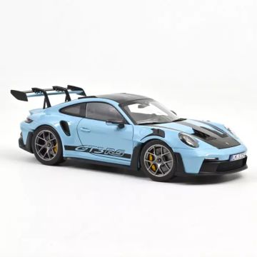 Porsche 911 GT3 RS mit Weissachpaket 2022 Gulfblau 1:18 Modellauto Norev 187367