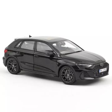 Audi RS 3 2025 Mythosschwarz 1:18 Modellauto Norev 188388