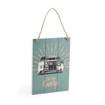 VW T1 Holzschild "Live Love Camp" Schild Bulli Camper 1H2087002A