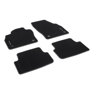 VW Taigo Premium Textilfussmatten Velours Fussmatten Satz Vorn + Hinten Fußmatte 2G7061270WGK 2G7061270 WGK