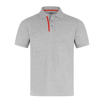 Audi Sport Herren Poloshirt Grau Melange S M L XL XXL Polo Shirt 3132102012 3132102013 3132102014 3132102015 3132102016