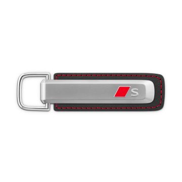 Audi Schlüsselanhänger S silber schwarz