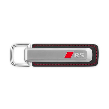 Audi Schlüsselanhänger RS silber/schwarz - B-Ware