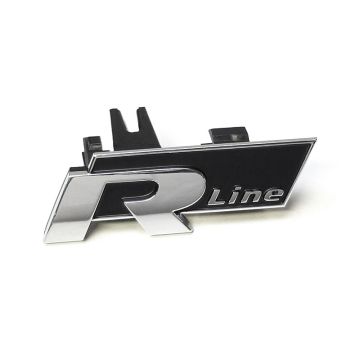 VW Original R Line Logo Kühlergrill Passat B7 3AA853948 FXC Schriftzug Emblem