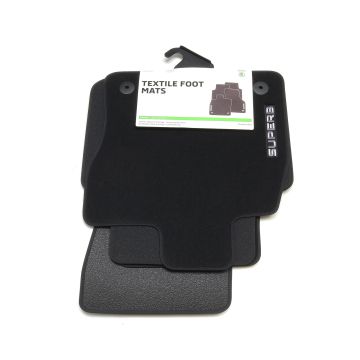 Skoda Textilfußmatten Set Premium SUPERB III 3V vorn hinten Prestige Stoffmatten Original Matten Fußmatten Stoff Velour 3V1061404