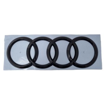 Audi Zechen Schwarz Hinten Heckklappe Logo Emblem Ringe 4M0853742D T94