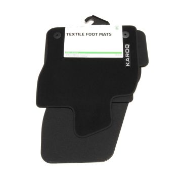 Skoda Karoq Stoffmatten vorn + hinten 4 tlg. Textilmatten Fussmatten SET Original 