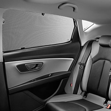 Seat Leon 5F Sonnenschutz 2er Set Seitenfenster hinten Scheiben Blenden Schutz 5F0064365A Zubehör