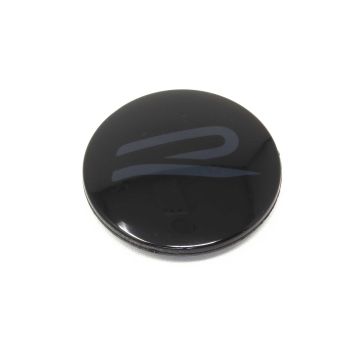 Original VW R Nabenkappe Alufelge Schwarz Grau Nabenabdeckung Nabendeckel 65mm