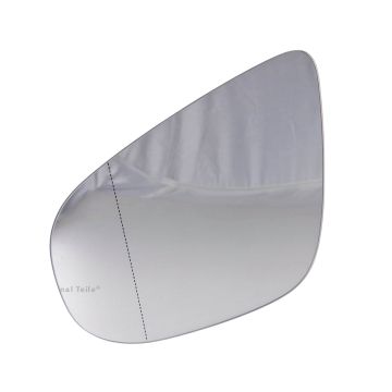 Spiegelglas links asphärischer weitwinkel Trägerplatte beheizt 5K0857521 Golf 6 Touran Original