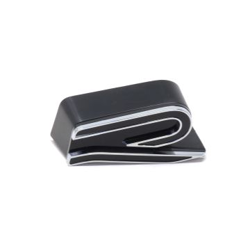 Original VW Tiguan 2 R Logo Kühlergrill 5NA853948A Zeichen Emblem Schriftzug Schwarz