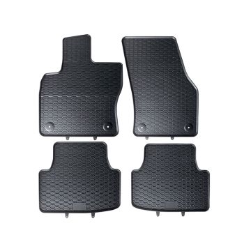 Gummifussmatten Satz VW Tiguan II vorn hinten Gummimatten Gummi Fußmatten Matten