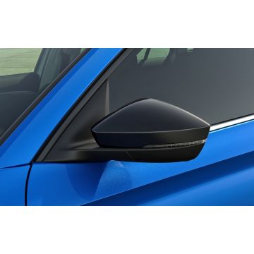 Skoda Spiegelkappen Metallic Schwarz Kamiq Scala Außenspiegelkappen 654072530