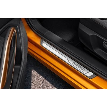 Skoda Fabia Einstiegsleisten vorn 2 teilig Leisten 6VA071303
