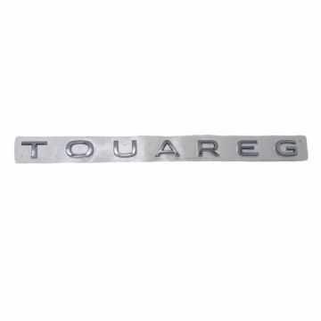 VW Touareg Schriftzug Logo Emblem Chrom Heckklappe Hinten 760853687B 2ZZ
