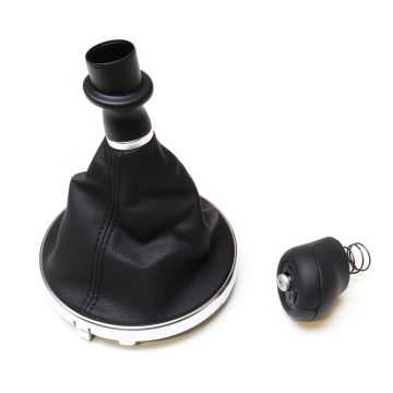 VW T5 Leder Schaltknauf Manschette Schalthebelverkleidung Schaltsack Verkleidung