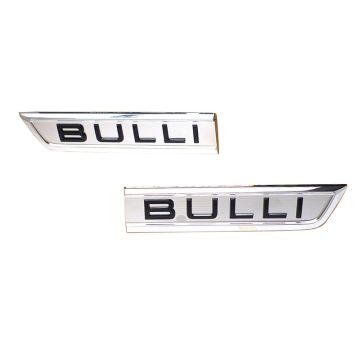 VW Original T6 Transporter Schriftzug Bulli Emblem Logo Aluminium matt Set