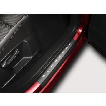 Seat Alhambra Einstiegsleisten Schutzfolie Schwarz Schweller Folie Schutz  Zubehör