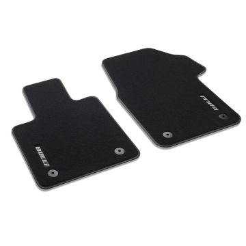 VW T7 Textifußmatten Bulli Fußmatten Textilmatten Schwarz Vorn 7T1061275 WGK