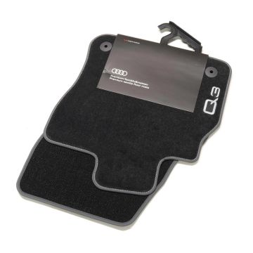 Audi Q3 F3 Textilfußmatten Premium 2 tlg 83B061275 MNO Velours Stoffmatten vorn