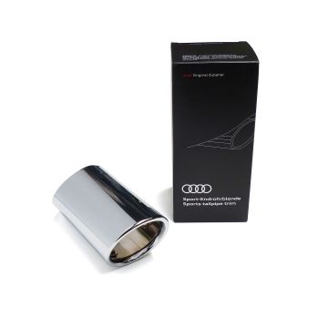 Audi A3 Sport-Endrohrblende Aluminium chrom