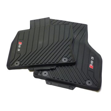 Audi RS3 Allwetterfußmatten vorn 8V6061221 041 Gummimatten Gummi Fußmatten Matten Original Zubehör
