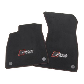 Audi RS4 RS5 Premium Textilfußmatten 2 tlg. Velours Fußmatten Rot 8W1863691C MUK Sportback Avant