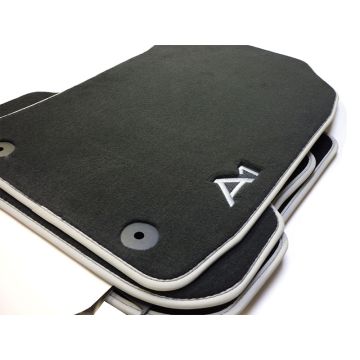 Audi Original A1 8X Textilfußmatten Premium 8X1061270L MNO Stoffmatten Velours