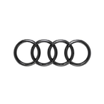 Audi A3 Ringe Heckklappe Selbstklebend Schwarz Glänzend 8Y4071802