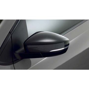 VW Original Polo 6R Carbonoptik Spiegelkappen