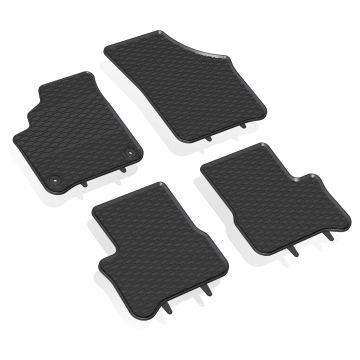 Gummimatten 4 tlg. Fussmatten Allwetter Matten kompatibel mit VW e-up! UP 909/4C