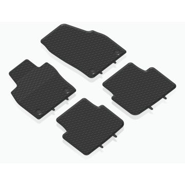 Gummimatten 4 tlg. Fussmatten Allwetter Matten kompatibel mit Skoda Kamiq Scala