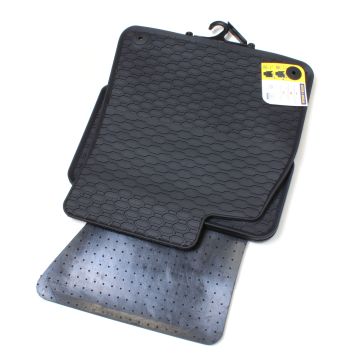 Gummifussmatten Satz Allwettermatten Gummi Matten kompatibel Audi A6 A7 C8 917/4C Fußmatten Gummimatten Set Vorn Hinten