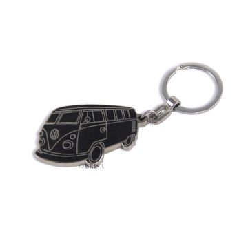 VW T1 BUS SCHLÜSSELANHÄNGER IN SICHTVERPACKUNG - SILHOUETTE/SCHWARZ Anhänger Key Ring BUKH12