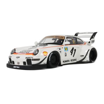 Porsche 911 964 RWB Bodykit Kato San 1:18 Modellauto Miniatur 1/18 White GT451 Weiß 451