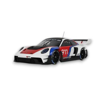 Porsche 911 992 GT3 R Rennsport White 2023 1:18 