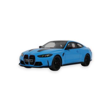 BMW M4 CS River Blue 2024 1:18 Modellauto GT Spirit GT511