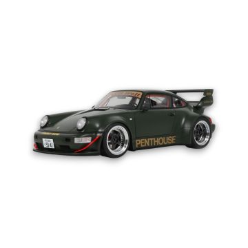 Porsche 911 RWB Penthouse Kaki Green 2025 1:18 Modellauto GT Spirit GT559