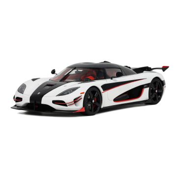 Koenigsegg Agera RS 1:18 Modellauto Miniatur 1/18 Arcticweiß Schwarz White Black GT877 877