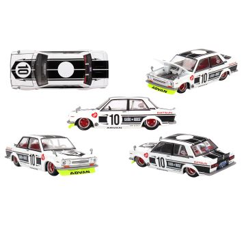 Datsun 510 Street Team XMM V1 1969 1:64 Modellauto Mini GT KHMG176