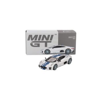 Jaguar C-X75 Silver 1:64 Modellauto Mini Gt MGT00960-L