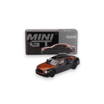 Bentley Flying Spur Orange Flame / Onyx 2024 1:64 Mini GT Modellauto MGT00991-L