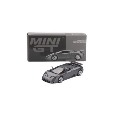 BUGATTI EB110 Super Sport Grigio Scuro 1995 1:64 Modellauto Mini GT MGT01002-L