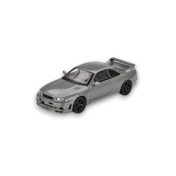 NISSAN Skyline GT-R Dark Metal Gray (NISMO BCNR33 CRS Version) 1:64