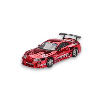 Toyota Supra (A80) Top Secret GT-300 Top Secret Red Chrome 2014 1:64 Modell Mini GT MGT01132-L
