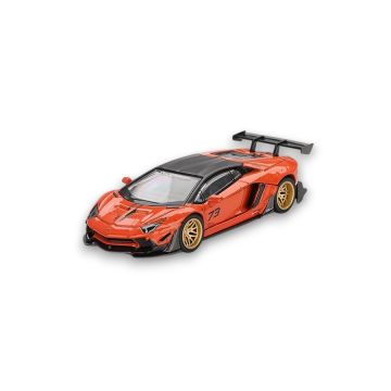 LB★WORKS Lamborghini Aventador Limited Edition Orange MDX 2025 1:64 Modell Mini GT MGT01133-R