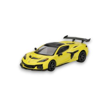Chevrolet Corvette ZR1 Accelerate Yellow 2025 1:64 Modell Mini GT MGT01158-L